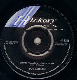 BOB LUMAN , EMPTY WALLS A LONELY ROOM / RUN ON HOME BABY BROTHER