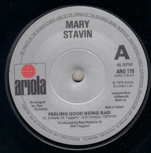 MARY STAVIN, FEELING GOOD BEING BAD / HEADLINE NEWS