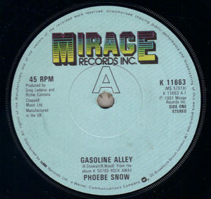 PHOEBE SNOW , GASOLINE ALLEY / I BELIEVE IN YOU 