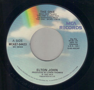 ELTON JOHN, THE ONE / SUIT OF WOLVES