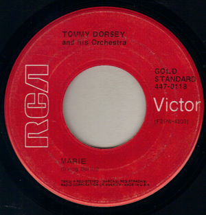 TOMMY DORSEY   , MARIE / SONG OF INDIA