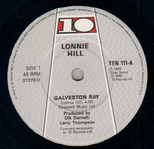 LONNIE HILL, GALVESTON BAY / MY SWEET LOVE