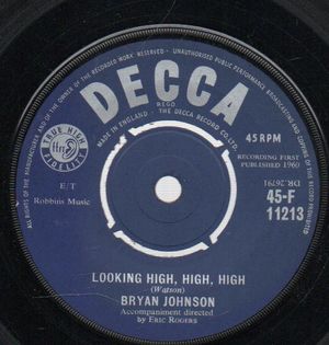 BRYAN JOHNSON, LOOKING HIGH HIGH HIGH / EACH TOMORROW