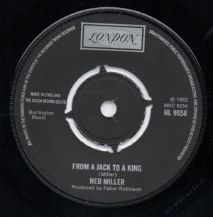 NED MILLER, FROM A JACK TO A KING / PARADE OF BROKEN HEARTS (box london) 