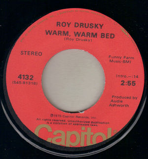 ROY DRUSKY, WARM WARM BED / SUNRISE