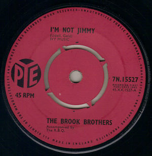BROOK BROTHERS, I'M NOT JIMMY / SIDE BY SIDE 