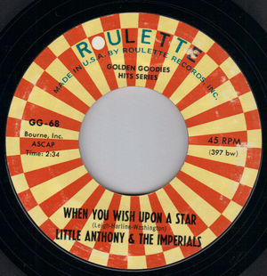 LITTLE ANTHONY & THE IMPERIALS, WHEN YOU WISH UPON A STAR / I'M STILL IN LOVE WITH YOU 