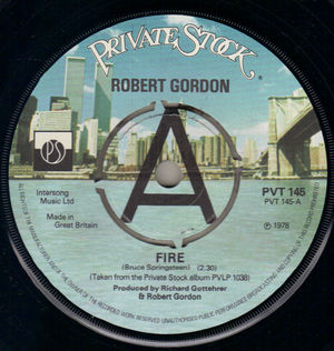 ROBERT GORDON, FIRE / IF THIS IS WRONG- PROMO