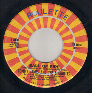TOMMY JAMES AND THE SHONDELLS, BALLS OF FIRE / MAKIN' GOOD TIME 