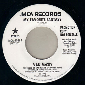 VAN McCOY, MY FAVORITE FANTASY-PROMO
