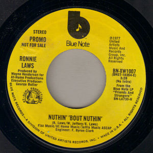 RONNIE LAWS, NUTHIN BOUT NUTHIN / MONO - PROMO