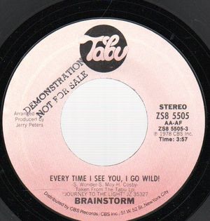 BRAINSTORM, EVERY TIME I SEE YOU I GO WILD / LOVING JUST YOU 