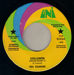 NEIL DIAMOND, SOOLAIMON - PROMO