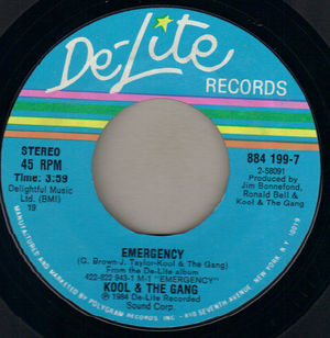 KOOL AND THE GANG, EMERGENCY / YOU ARE THE ONE