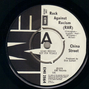 CHINA STREET, ROCK AGAINST RACISM / DUBBAGE- PROMO
