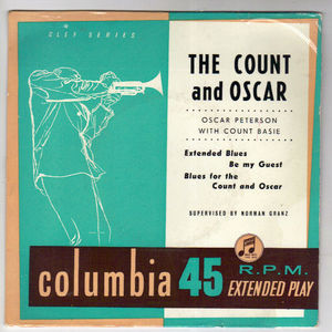 OSCAR PETERSON AND COUNT BASIE, THE COUNT AND OSCAR - EP