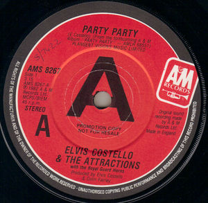 ELVIS COSTELLO, PARTY PARTY / IMPERIAL BEDROOM - PROMO 