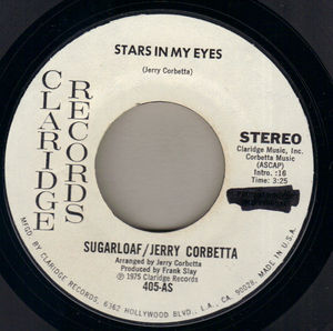 SUGARLOAF & JERRY CORBETTA, STARS IN MY EYES / MONO - PROMO