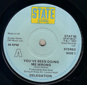 DELEGATION , YOU'VE BEEN DOING ME WRONG / BABY YOU'RE MY MYSTERY