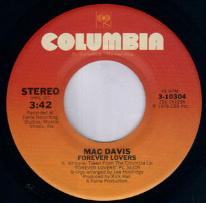 MAC DAVIS, FOREVER LOVERS / THE LOVE LAMP