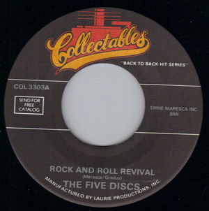 FIVE DISCS / TOKENS, ROCK AND ROLL REVIVAL / PLEASE WRITE