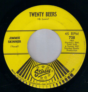 JIMMIE SKINNER, TWENTY BEERS / TO TELL THE WORLD 