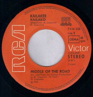 MIDDLE OF THE ROAD, KAILAKEE KAILAKO / BLIND DETONATION 