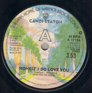 CANDI STATON , HONEST I DO LOVE YOU / SO BLUE