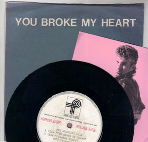 WRECKING CREW, YOU BROKE MY HEART / PASSION PLAYS - PROMO + INSERT
