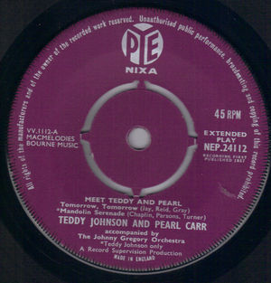 TEDDY JOHNSON & PEARL CARR, MEET TEDDY AND PEARL - EP