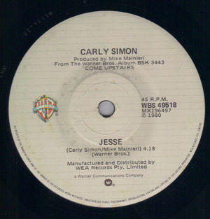 CARLY SIMON, JESSE / STARDUST 