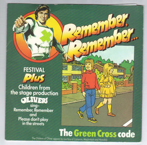 FESTIVAL, REMEMBER REMEMBER THE GREEN CROSS CODE + LYRIC SHEET