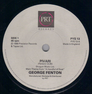 GEORGE FENTON, PIVARI / A TIME OF WAITING 