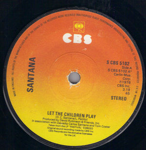 SANTANA, LET THE CHILDREN PLAY / CARNAVAL