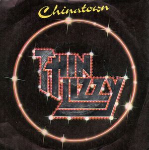 THIN LIZZY, CHINATOWN (EMBOSSED SILVER COVER)