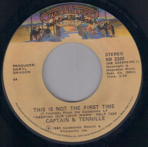 CAPTAIN & TENNILLE , THIS IS NOT THE FIRST TIME / GENTLE STRANGER
