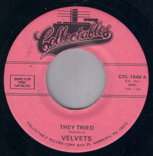 VELVETS, THEY TRIED / SHES GOTTA GRIN