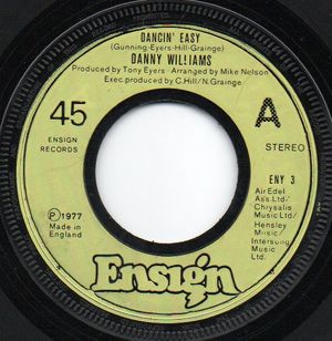 DANNY WILLIAMS, DANCIN EASY / NO MORE CANE