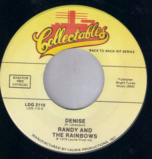 RANDY AND THE RAINBOWS, DENISE / MY BLOCK