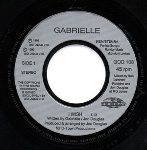 GABRIELLE, I WISH / R N B MIX