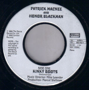 PATRICK MACNEE & HONOR BLACKMAN , KINKY BOOTS / LETS KEEP IT FRIENDLY