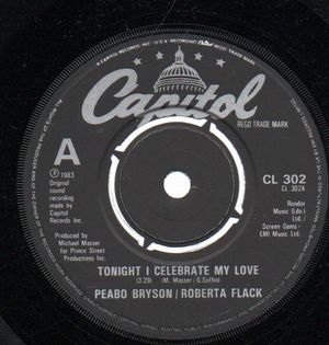 PEABO BRYSON & ROBERTA FLACK, TONIGHT I CELEBRATE MY LOVE / BORN TO LOVE 