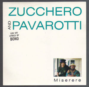 ZUCCHERO and PAVAROTTI, MISERERE / ANYTIME (looks unplayed) 
