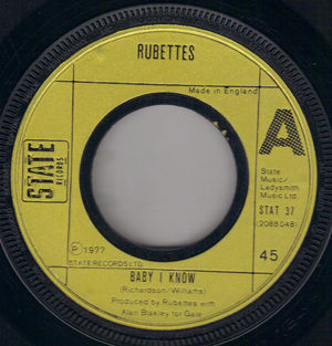 RUBETTES, BABY I KNOW / DANCING IN THE RAIN