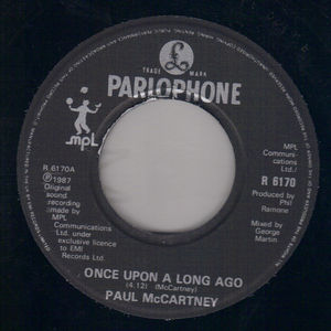 PAUL McCARTNEY, ONCE UPON A LONG TIME AGO / BACK ON MY FEET