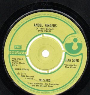 WIZZARD, ANGEL FINGERS / YOU GOT THE JUMP ON ME 