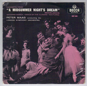 PETER MAAG, A MIDSUMMER NIGHTS DREAM - EP