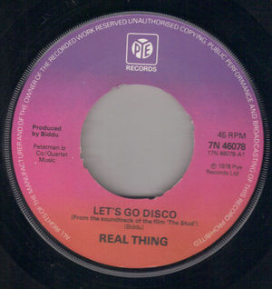 REAL THING, LETS GO DISCS / PLASTIC MAN