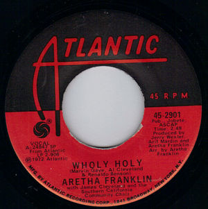 ARETHA FRANKLIN , WHOLY HOLY / GIVE YOURSELF TO JESUS