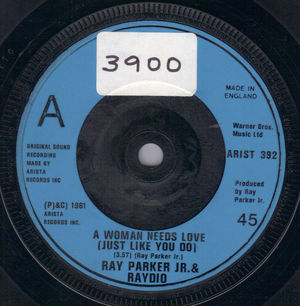 RAY PARKER JR, A WOMAN NEEDS LOVE / SO INTO YOU